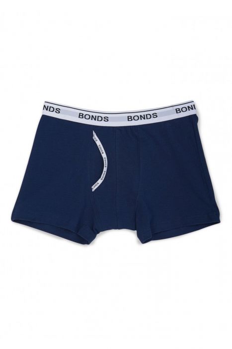 Bonds Boys Classic Guyfront Trunk UZYP Bluebolt Kids Underwear