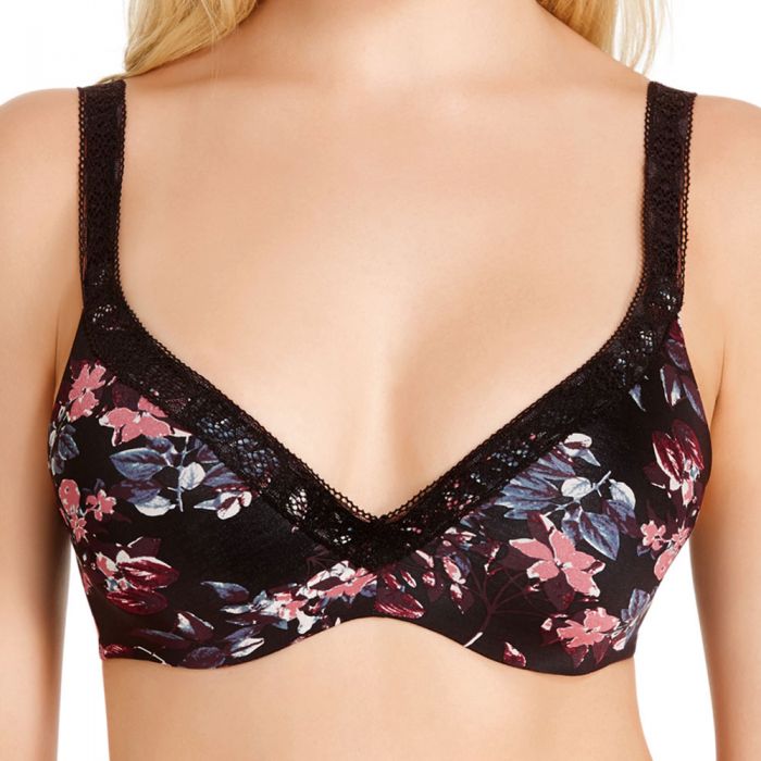 Berlei Barely There Luxe Contour Bra Floral Abyss YZPE - Zodee Australia