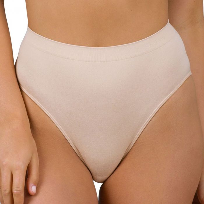 Ambra Seamless Singles Boyleg Brief AMSSBOY Nude Womens Underwear