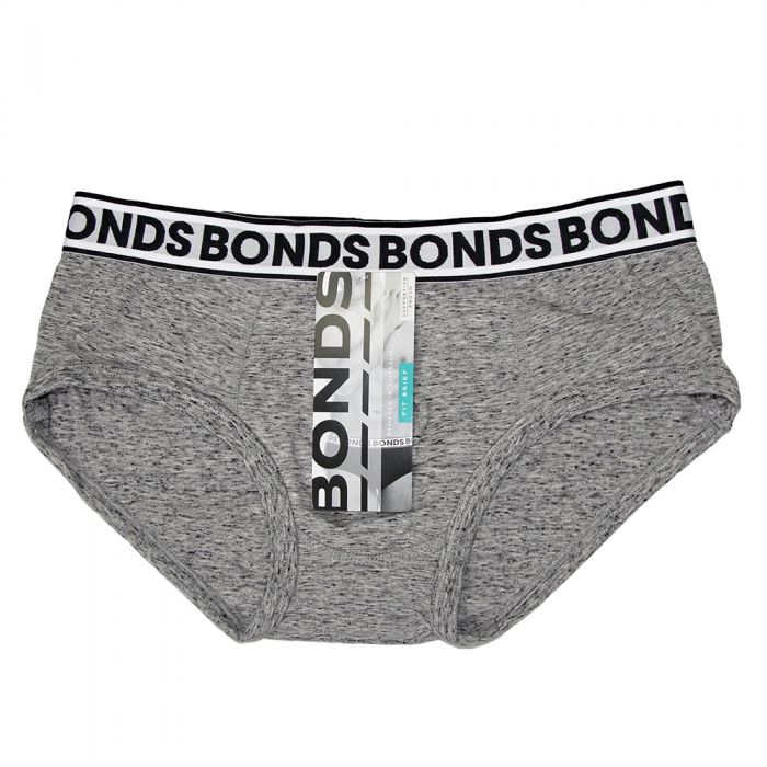 Bonds Fit Briefs M334 Granite Marle Mens Underwear