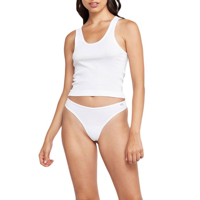Bonds Organics Ribbed Gee WTHV White Womens Underwear