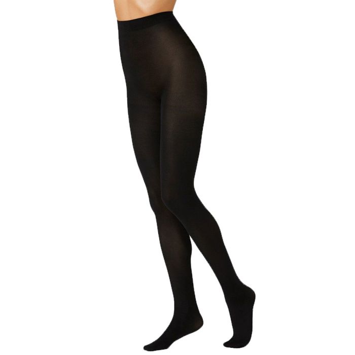 Razzamatazz 60D Opaque Tights Comfort Brief 2-Pack H80038 Black Womens  Hosiery