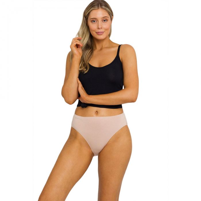 Jockey No Panty Line Promise Naturals Hi-Cut Brief WWL3 Dusk Womens  Underwear