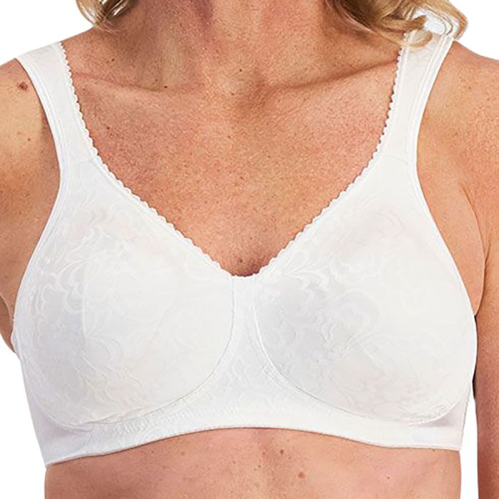 Playtex Ultimate Lift and Support Wirefree Bra P4745 White Womens Lingerie